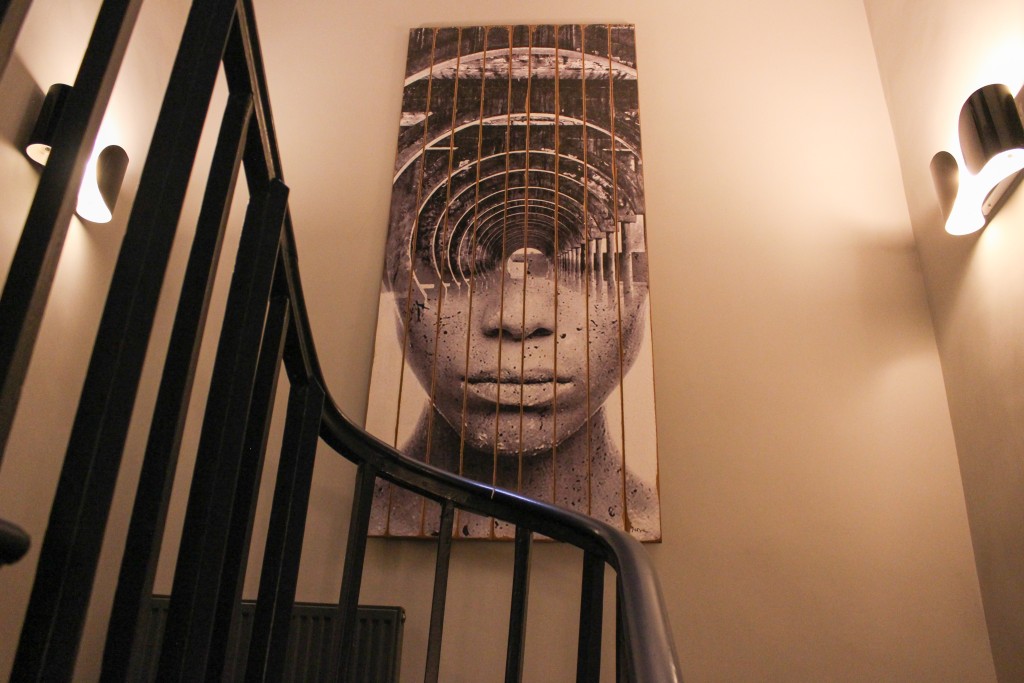 Art in stairwell